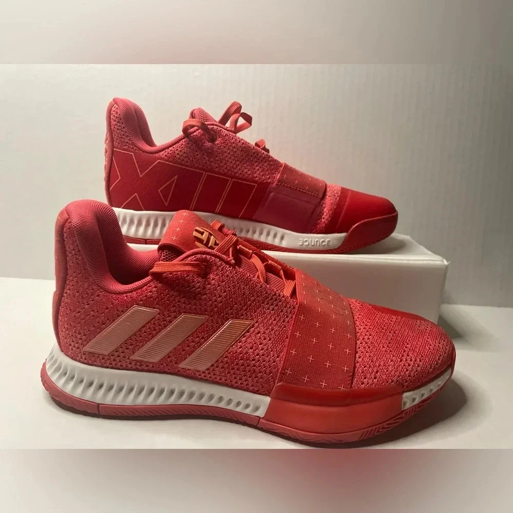 Adidas Mens Harden‎ Vol. 3 Invader Coral Basketball Sneaker size 6
